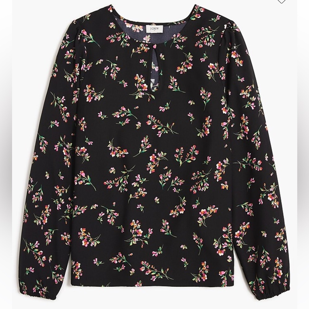 NEW | J. Crew Factory | Keyhole Floral Blouse